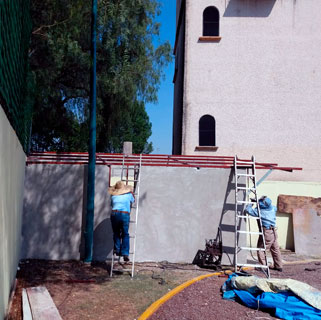 Bodega de jardinería y mantenimiento